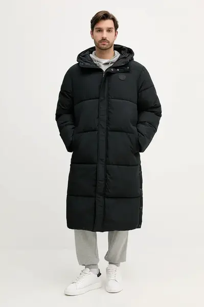 Bunda Converse černá barva, zimní, CVM5J032