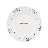 Porcelánový dezertní talíř VLOČKA 20 cm