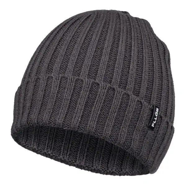 FLLÖS GUNNAR Zimní čepice, tmavě šedá, velikost
