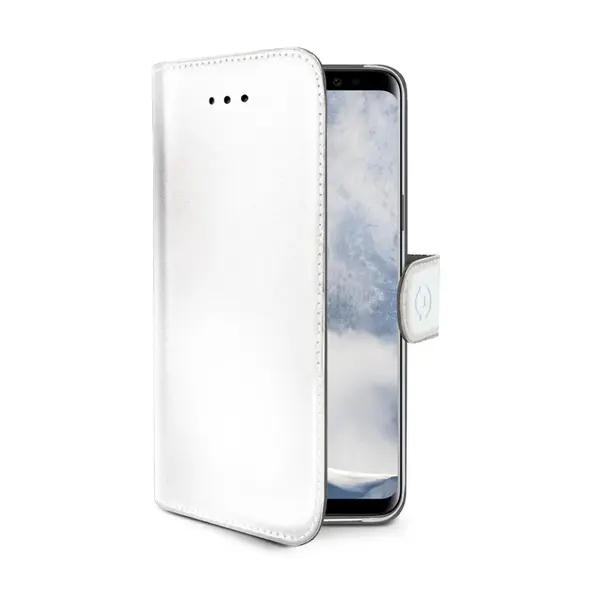 CELLY Wally flipové pouzdro pro Samsung Galaxy S9 Plus white