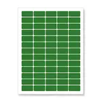 Samolepicí etikety 38 x 21,2 mm, 65 etiket, A4, 20 listů, zelené