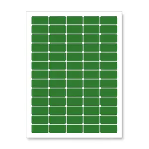 Samolepicí etikety 38 x 21,2 mm, 65 etiket, A4, 20 listů, zelené