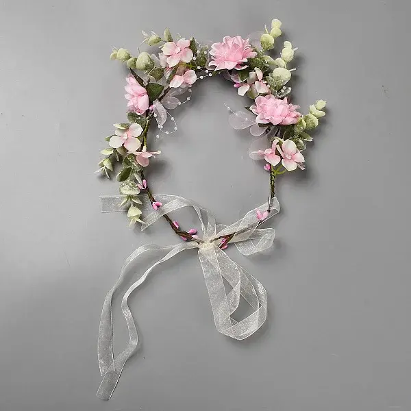 Cloth Artificial Flower Garland Headbands Hair Vine