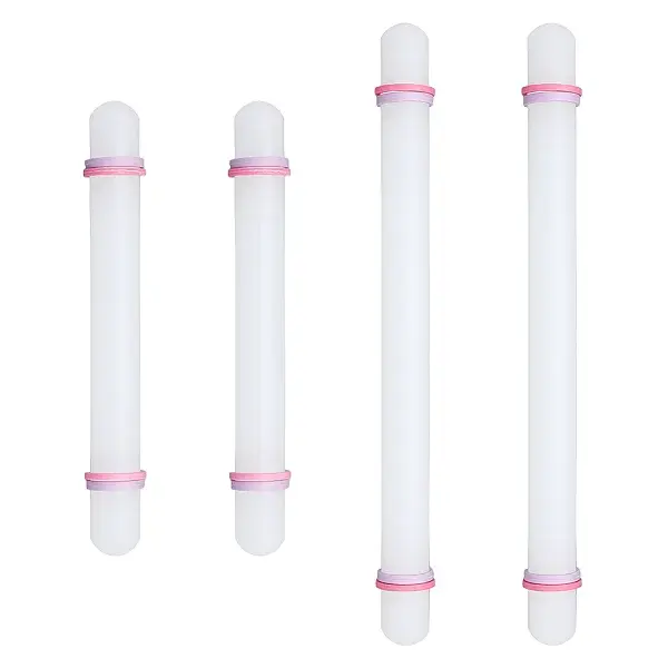 4Pcs 2 Styles Plastic Rolling Pin
