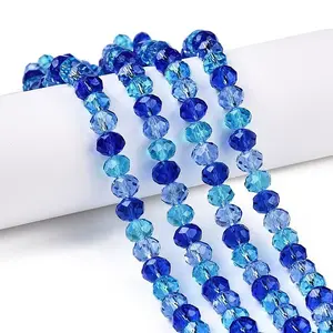Transparent Glass Beads Strands
