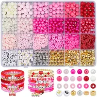 2220Pcs Handmade Polymer Clay CCB Beads Kits