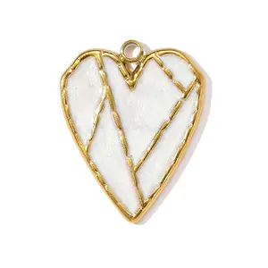 304 Stainless Steel Enamel Pendants
