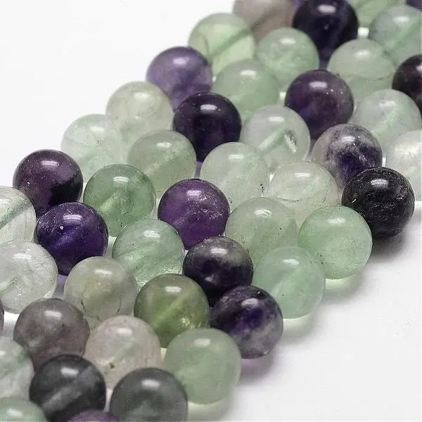 Natural Fluorite Bead Strands