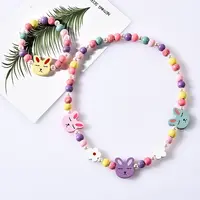 Plastic & Wood Beaded Necklaces & Beaded Bracelets Sets