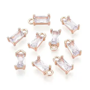 Transparent Glass Charms