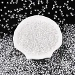 6/0 Inside Colours Transparent Glass Seed Beads