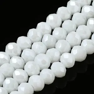 Electroplate Glass Beads Strands