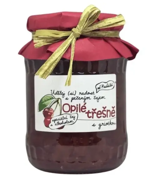 Pečený čaj - opilá třešeň s griotkou