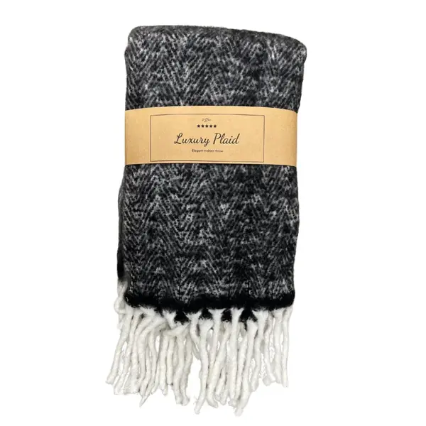 Luxusný pléd TAKE A PLAID 130x170 cm, čierny