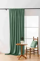 Mentolový zatemňovací záves VELVET 140x250 cm Zavesenie: Riasiaca páska