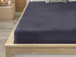 Prostěradlo mikroplyš SOFT BRONE 90x200 cm antracitově šedé