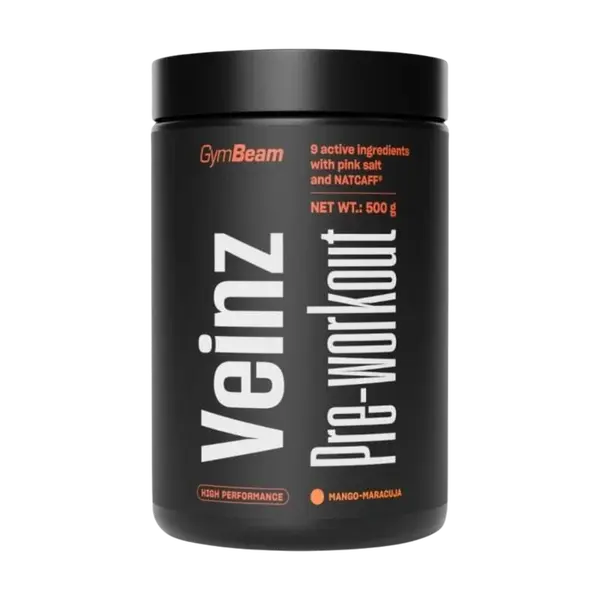 GYMBEAM Veinz Pre-workout, Mango - Marakuja 500 g