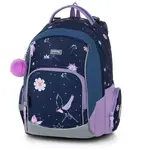 Oxybag GO FLOWERS Anatomický ruksak, tmavo modrá, veľkosť