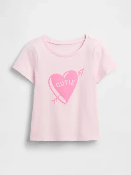 Dětské triko GAP s motivem srdce