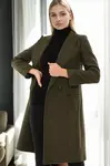 Z9672 DEWBERRY WOMEN'S COAT-KHAKI