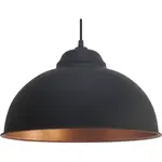 EGLO Závesné svietidlo Truro2 čierna/medená farba