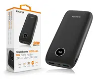 Aligator Power Delivery 20W, 20 000 mAh, černá