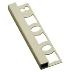 Lišta ukončovací "hranatá" Profil-EU jazmín, PVC, dĺžka 250 cm, výška hrany 8 mm, LH825020