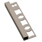 Lišta ukončovací "hranatá" Profil-EU bahama, PVC, dĺžka 250 cm, výška hrany 10 mm, LH102501