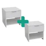 Nočné stolíky HAVANA (2 ks), biela