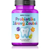 Movit Energy Probiotika Zdravý Zoubek probiotika pro děti příchuť Orange 60 ks