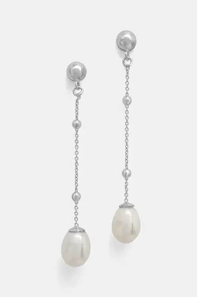 Stříbrné náušnice Answear.LAB