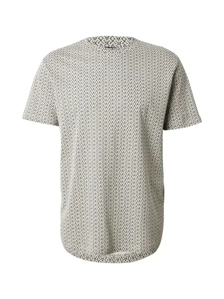 ARMANI EXCHANGE Tričko  krémová / tmavobéžová / čierna