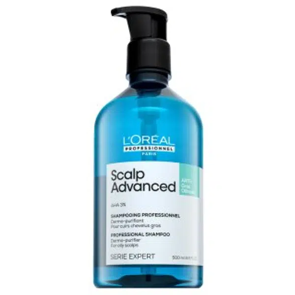 L´Oréal Professionnel Scalp Advanced Anti-Oiliness Shampoo čisticí šampon pro mastnou pokožku hlavy 500 ml