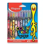 Detské fixky Maped Color'Peps Monster - 12 farieb