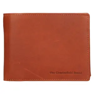 Pánská kožená peněženka The Chesterfield Brand Markus - koňak