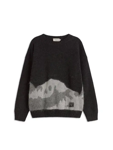 Thinking MU Sveter 'Bolita'  sivá / svetlosivá / tmavosivá