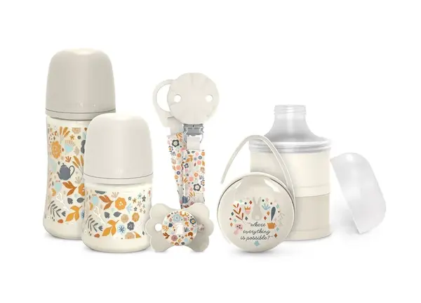 Suavinex Wonderland Novorozenecký set krémový