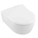Wc so sedátkom softclose závesné Villeroy & Boch Avento zadný odpad 5656RS01