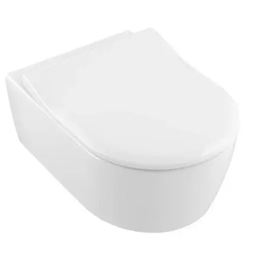 Wc so sedátkom softclose závesné Villeroy & Boch Avento zadný odpad 5656RS01