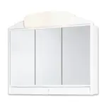 Zrkadlová skrinka s osvetlením Jokey 51x59 cm plast biela RANO