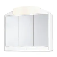 Zrkadlová skrinka s osvetlením Jokey 51x59 cm plast biela RANO