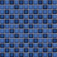 Keramická mozaika Premium Mosaic modrá 30x30 cm lesk MOS23MIXBL