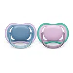 Philips Avent Šidítko Ultra air 6–18m dívka 2 ks