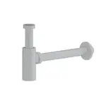 Umývadlový sifón SAT Project 5/4 DN32 biela mat plast SATSIFMPLWM