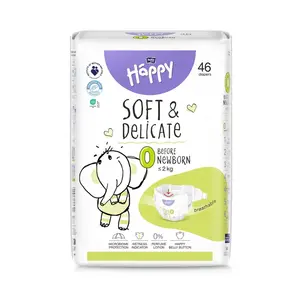 Bella Baby Happy Soft&Delicate 0 Before Newborn 2 kg dětské pleny 46 ks