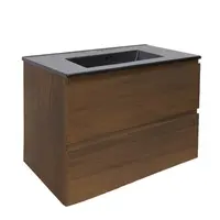 Kúpeľňová skrinka s umývadlom SAT B-Way 79x50x45 cm matný orech BWAY280NUTU4B