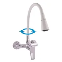 RAV SLEZÁK Colorado drezová batéria so silikónovým ramienkom 150 mm šedá / chróm co202.5/13s CO202.513S