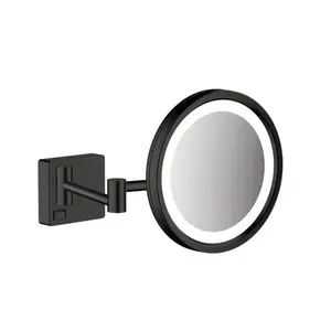 Hansgrohe AddStoris kozmetické zrkadielko sklopné vo farbe matná čierna 41790670