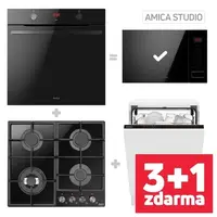 Set spotrebičov Amica s mikrovlnnou rúrou ZADARMO