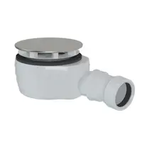 Sifón k vaničke DN40 Polysan chróm plast 17916